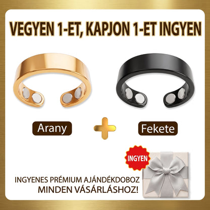 𝐗𝐈𝐌𝐎𝐍𝐓𝐇® Fogyókúrás Anyagcsere Mágneses Terápiás Gyűrű: Hárommagos Anyagcsere Aktiválás — Mindössze 30 perc naponta a Fogyás és a Nyirokkeringés támogatására — Plusz ízületi enyhülés, jobb alvás és mentális tisztaság.